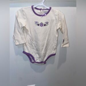 5/$15 VINTAGE Sears baby Floral Embroidered Baby Onesie